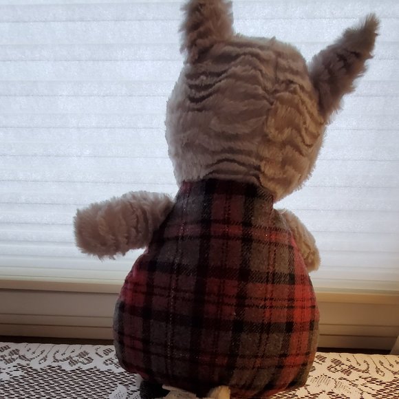 Pier 1 Sitting Animal Bently The Raccoon Pillow Door Stop - Picture 6 of 11